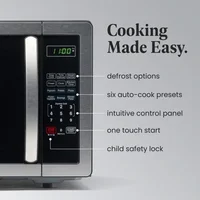 QWQJQWFarberware Countertop Microwave 1000 Watts,1.1cu ft-Microwave Oven With LED Lighting and Child Lock-Perfect for Apartment 2