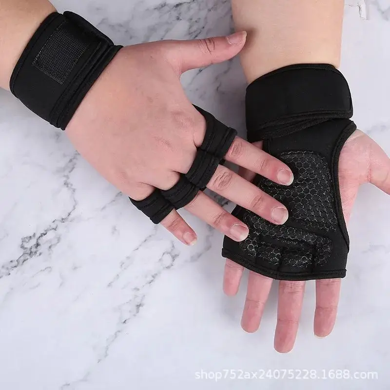 Unisex Training Sport Gloves - Enhanced Fitness & Weightlifting Support with Wrist and Palm Protection