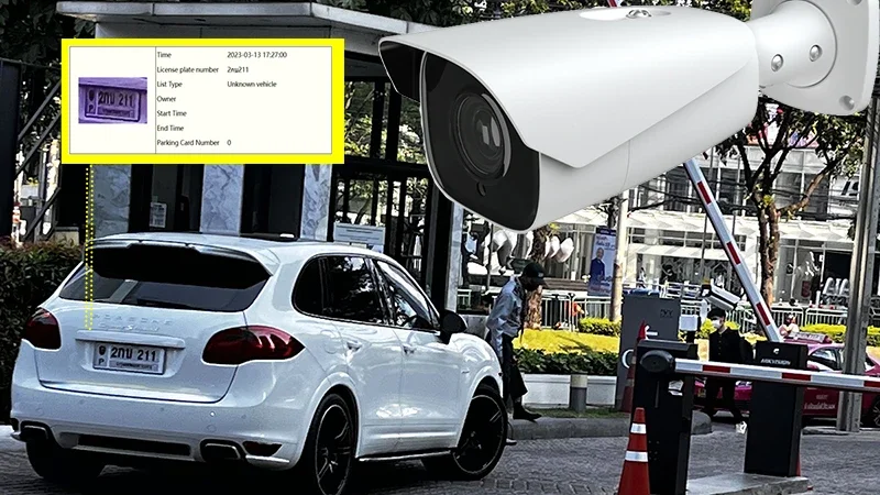 내장형 IR 야간 투시 ANPR 카메라 번호판 인식 CMOS 센서 데이터 저장 옵션 메모리 카드 SD 카드 클라우드