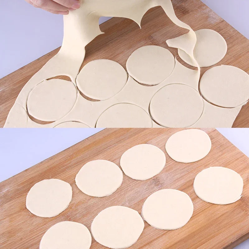 Dumpling Manual Dumpling Skin Mold Pie Press Dough Cutter Knife Baking Kitchen Tools Stainless Steel