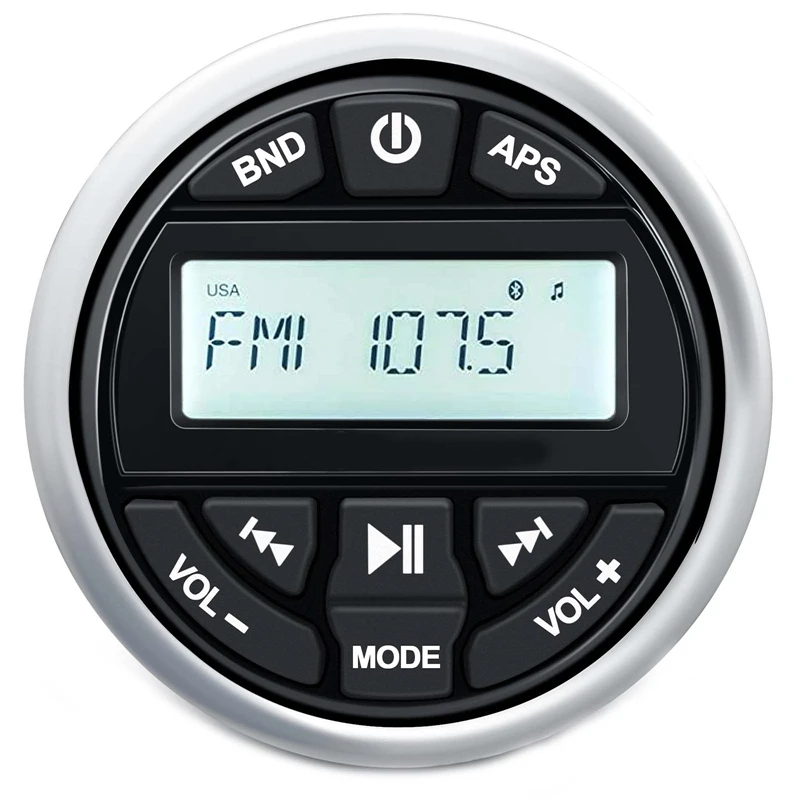 

Водонепроницаемый морской MP3-плеер с Bluetooth, цифровой стерео-приемник с MP3-плеером, AM, FM-радио, USB для потоковой музыки