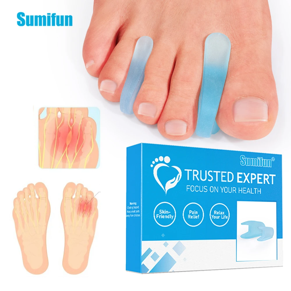 

16Pcs A-Line Silicone Toe Separator Thumb Valgus Protector Bunion Adjuster Hallux Valgus Guard Feet Care Tool Health Care