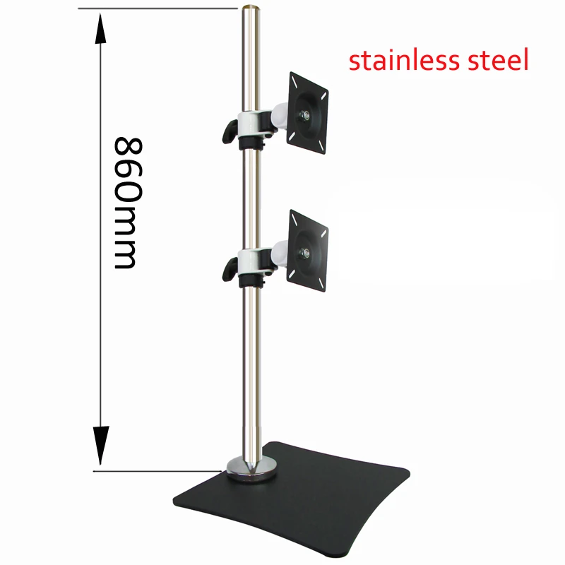 DL T300 285S Pivot Draaien Base Staal 10 " 27" Monitor Stand Dubbele Lcd Monitor Beugel 10Kg computer Desktop - AliExpress