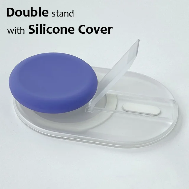 Colorful Magnetic Pop-Up Phone Grip & Kickstand with Silicone Cover