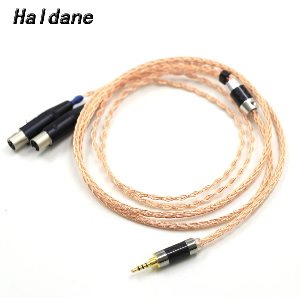 Haldane 7N Singolo Cristallo Di Rame Puro Cuffia Cavo Di Aggiornamento Per Audeze Lcd-3 Lcd-2 Lcd-X Lcd-Xc Lcd-4Z Lcd-Mx4 Lcd-Gx Lcd-24