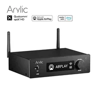 Arylic H50 Airplay2 Wireless 50Wx2 Stereo HiFi Stereo Amplifier ES9023P Sabre DAC QCC3040 Bluetooth 5.2 aptX HD Works with Alexa 1