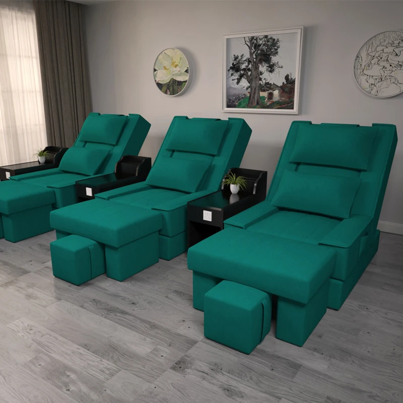 Pedicure Accessories Professional Chair Tub Pedi Spa Station Nail Salon Foot Bath Chairs Sillon De Pedicura Commercial Furniture