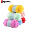 TPRPYN 50g 1pc milk Cotton Knitting Yarn Fingering Acrylic Crochet yarn Sock Hand Knit line 4 strand handmade amigurumi sweater 1