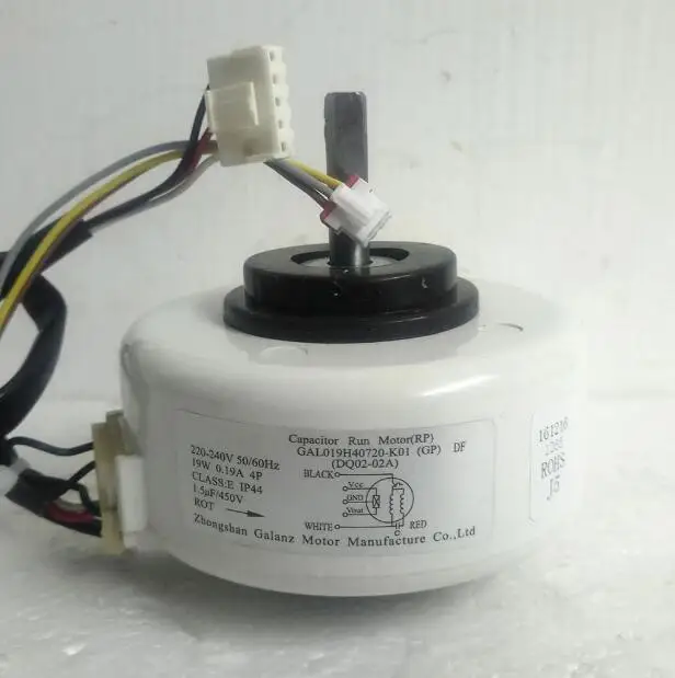 novo galanz ar condicionado ventilador motor gal4p19a knd gal019h40720 k01 01