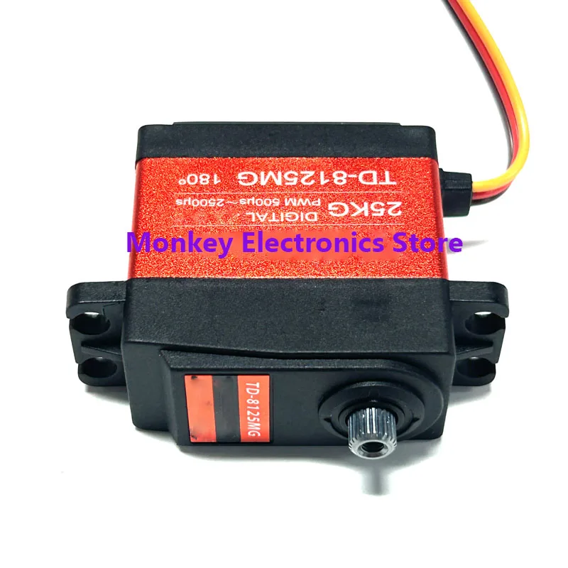 Digital Servo Large Torque Full Metal Gear High Pressure Robot Head Car Model Boat 15KG 20KG 25KG 30KG 35KG 90/180/360 Degree