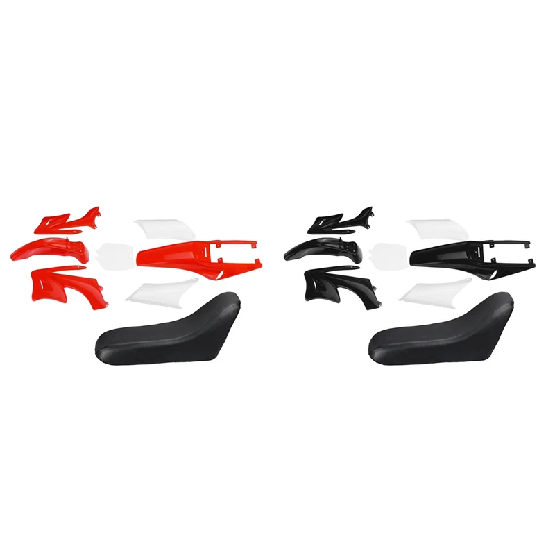 plastic-dirt-bike-seat-set-kits-de-carenagem-paralama-de-2-cursos-vermelho-e-preto-47cc-14pcs