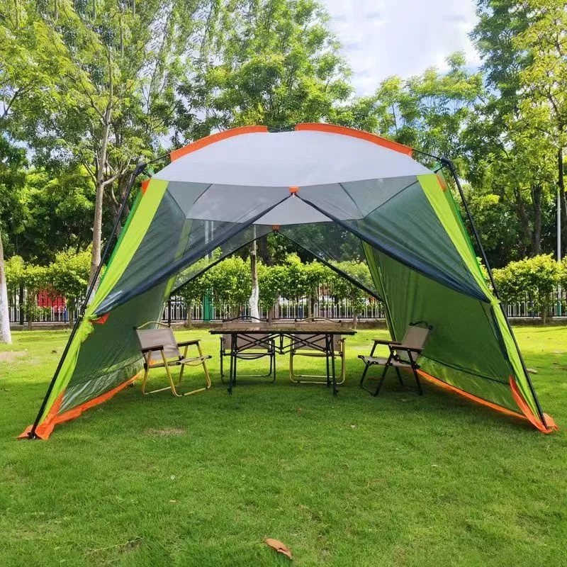 모기 방지 텐트, 집 야외 5-8 인용 햇빛가리개 캠핑 텐트, 자외선 차단 텐트, 다인용 텐트, 3x3x2.1m 