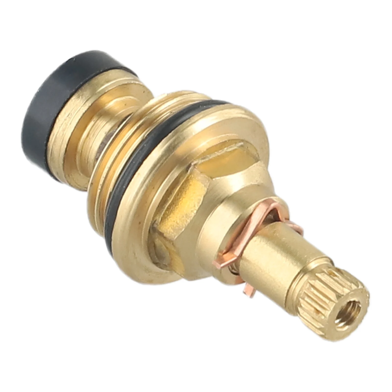 

Brass Slow Opening Spool Faucet Hot And Cold Water Spool G1/2 Bsp 20 Tooth Faucet Cartridge Copper Body Slow Opening Valve Core