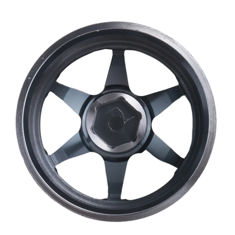 6 Spoke 4P Aluminum Alloy RC Car Parts Wheel Rim For RC 1/10 On-Road 1052 Drift Sakura TE37+ Grey