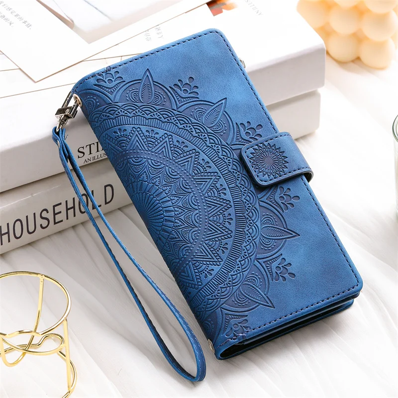 Zipper Card Case for Samsung Galaxy A54 A34 A14 A53 A33 A73 A13 A23 A52 A12 A72 A50S A30S A51 A71 Leather Wallet Protect Cover 3