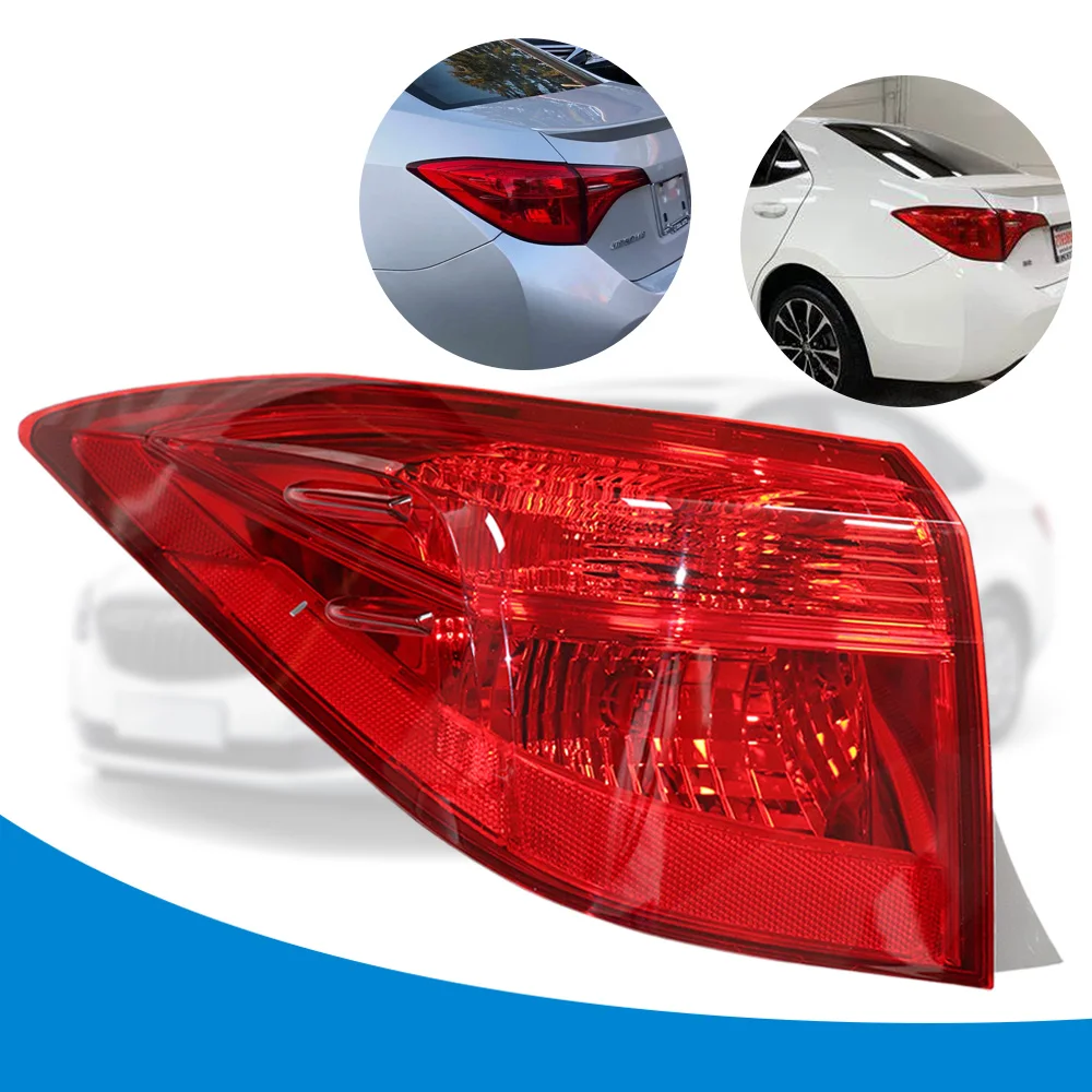 

Red Rear Lamp Outer Driver Side LED Tail Light For Toyota Corolla Sedan SE/XSE/XLE 2017 2018 2019