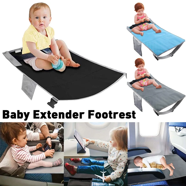 Airplane Footrest - Kids Toddler Bed Seat Extender Baby Travel Essentials  Flying