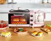 Zogifts Small Kitchen Appliance 4 In1 Electric Toaster Oven Coffee Grill Pan Machine Breakfast Maker 4