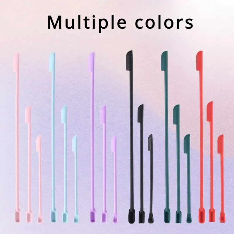 Silicone Double-Headed Scraper for Cosmetics Makeup Tools silicone scraper makeup tools beauty supplies