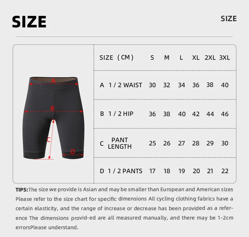 YKYWBIKE 2026 Herren-Radhose, 2 Taschen, feuchtigkeitsableitend, Fahrrad, Sommer, 6 Stunden Reiten, gepolsterte Shorts, Rennrad-Shorts – Detail 1