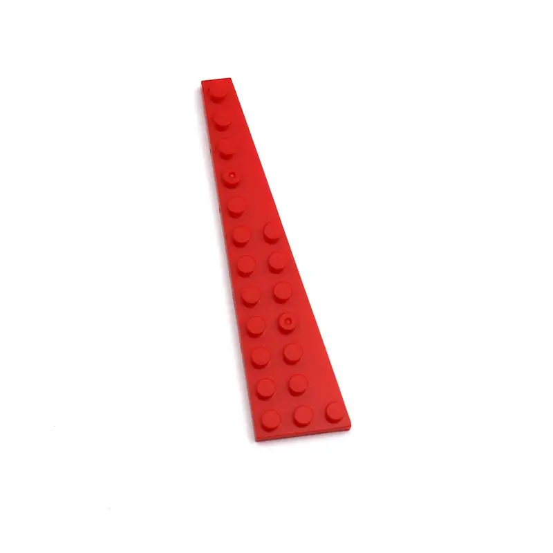 10-Piece Wedge Plate Set for DIY Creative Building Blocks and Kids' Puzzle Toys