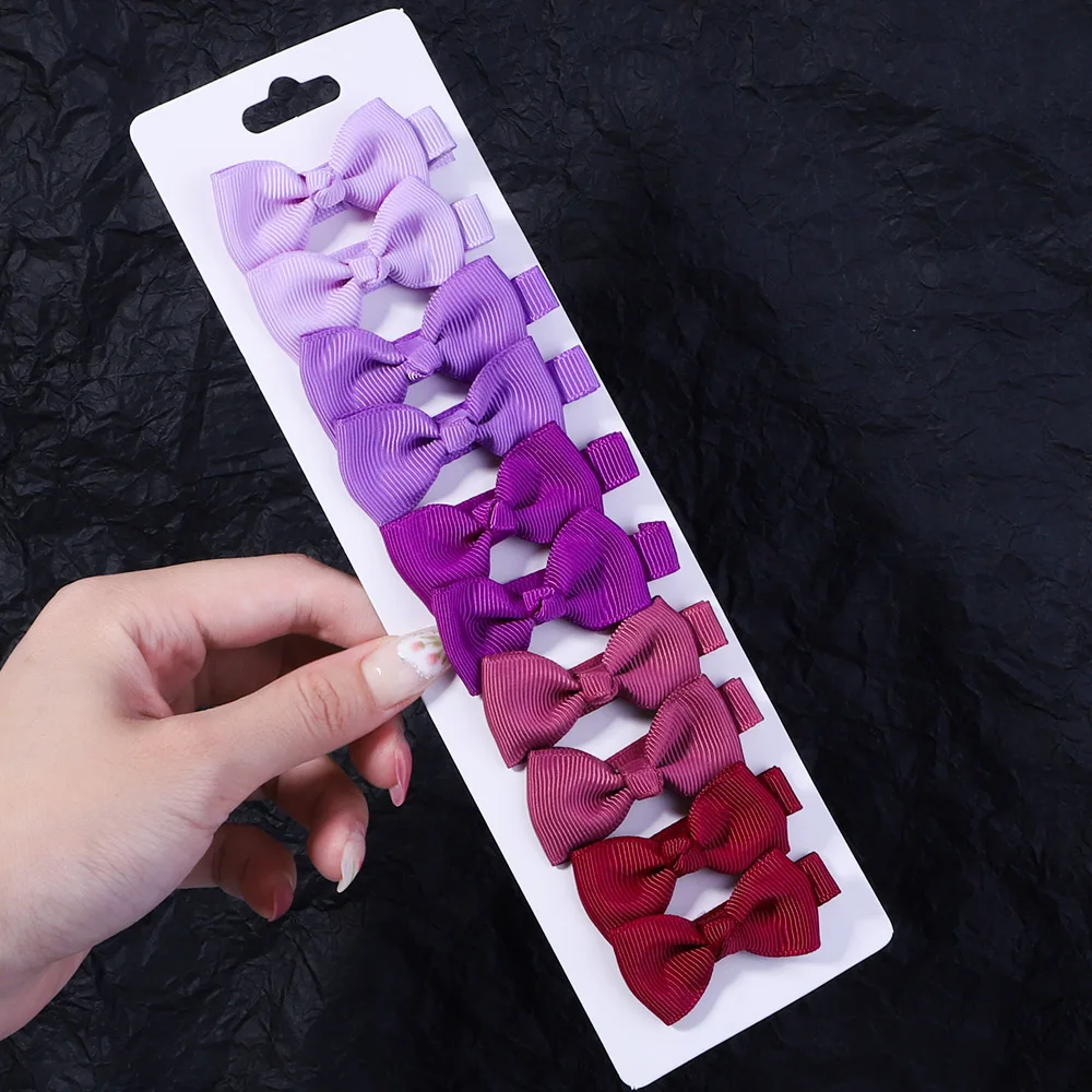 26 Pinces à Cheveux En Tissu Pour Bébé Fille - Motifs Fruits Et Dessins Animés - Longueur 3 Cm - Faites Main
