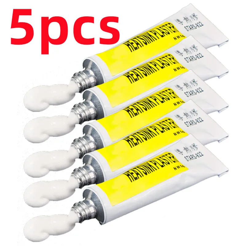 

1-5Pcs Thermal Grease Paste Conductive Heatsink Plaster Adhesive Glue For VGA RAM LED IC Cooler Radiator Cooling Good Viscosity