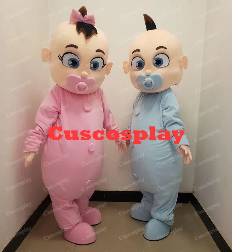 Mascot Costume 2 pcs Adult Both Baby Boy And Girl Christmas Fancy Dress Halloween Costume