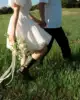 MD Simple Strapless A-line Short Wedding Dresses Puff Sleeve Pleat Korea Photoshoot Customized Mini Bride Gown Corset 2025 웨딩드레스 3