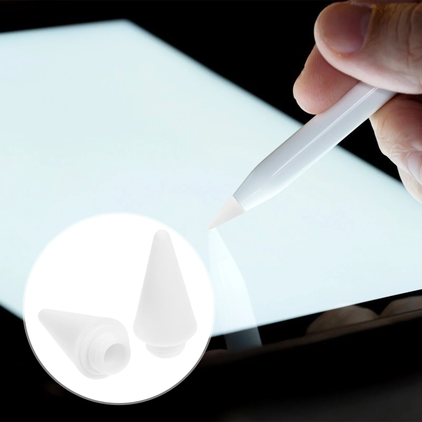 

Pen Tip Fiber Tips For Stylus Replacement Accessory Capacitive Protective Caps Multi-functional Nibs