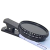 52Mm Phone ND Filter ND2 To ND400 Clip-On Variable Neutral Density Filter For Phone Mobile Smart Phone Camera 5