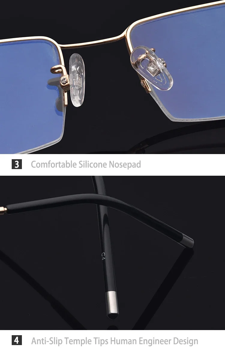 Handoer Unisex Eyeglasses Angle View