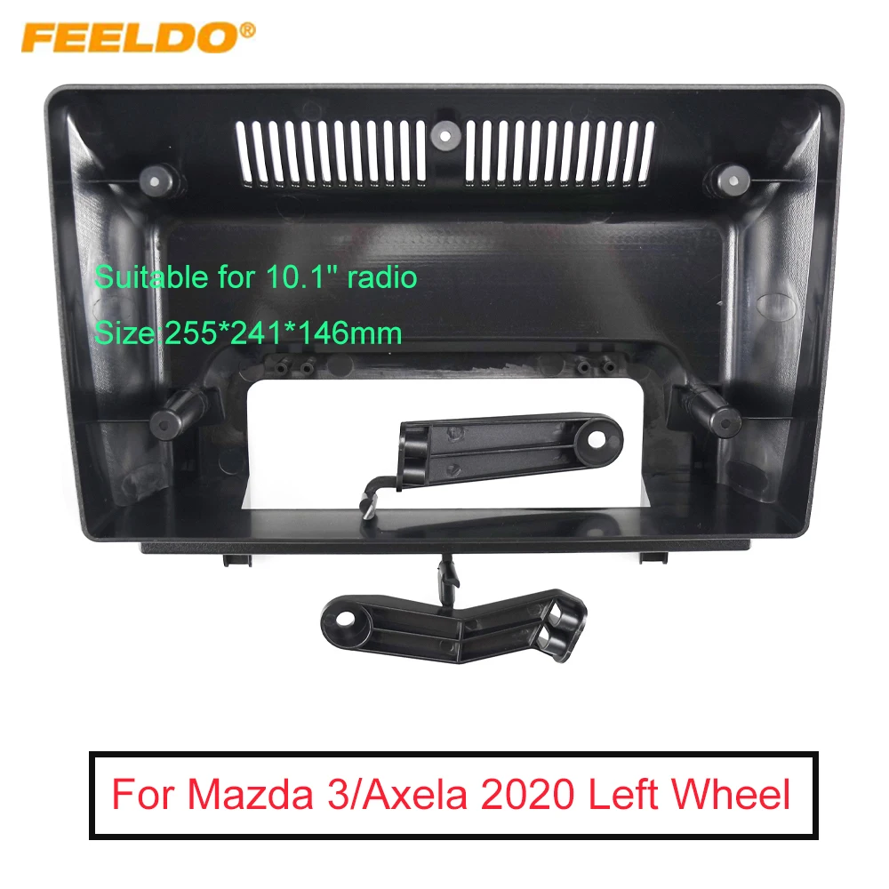 

Car 2Din Audio Face Plate Fascia Frame For Mazda 3/Axela (2020,LHD) 10.1" Big Screen Radio Stereo Panel Dash Mount Refitting Kit