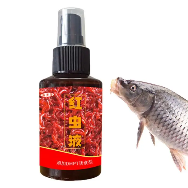 Red Worm Liquid High Concentration Bait Fish Additive Fish Lures Mate For Carp Grass Carp Aringa Tilapia Bighead Carp