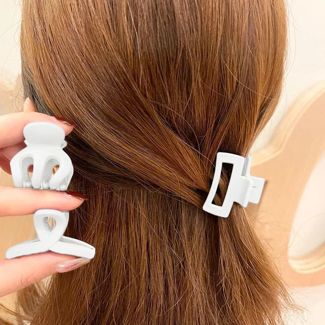 Hair Styles by Liberty: Mini Claw Clips | Hair styles, Clip hairstyles,  Long hair styles