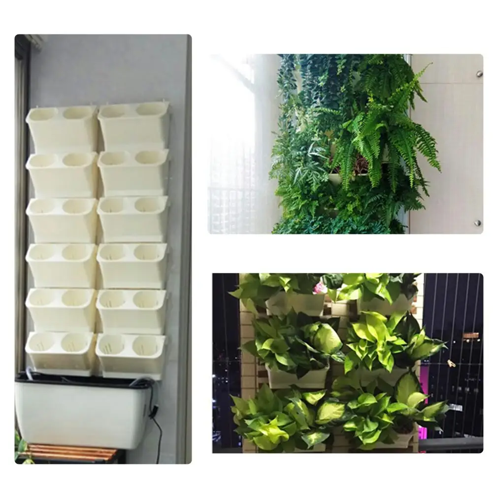 

Planting Box Indoor Plant Wall Forest Balcony Wall Flower Pot Flower Pot Hanging Green Vertical Three-dimensional O1F5