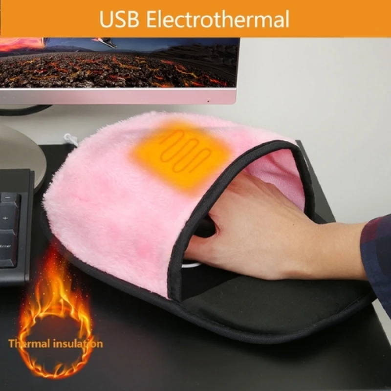 USBHeatedMousePadMouseHandWarmerWinterHandWarmerMousepadFor