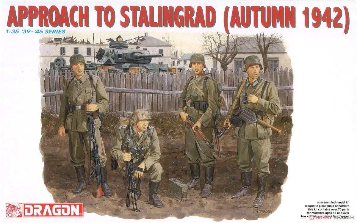 DRAGON 1/35 German Approach to Stalingrad (Autumn1942) Model Kit 6122
