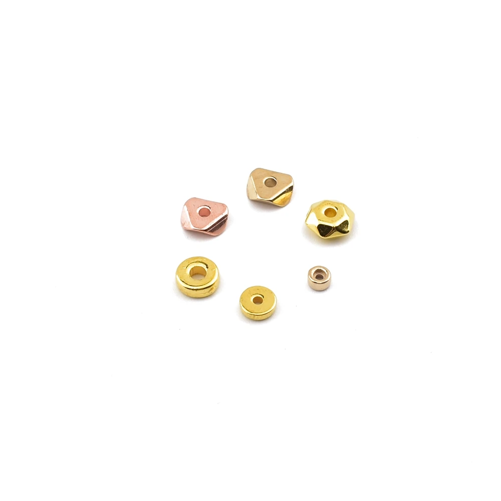 

200Pcs/Lot 3-7mm Hexagon Triangle Round Craft Loose Charms Beads CCB Plastic Spacer Beads For Jewelry Making