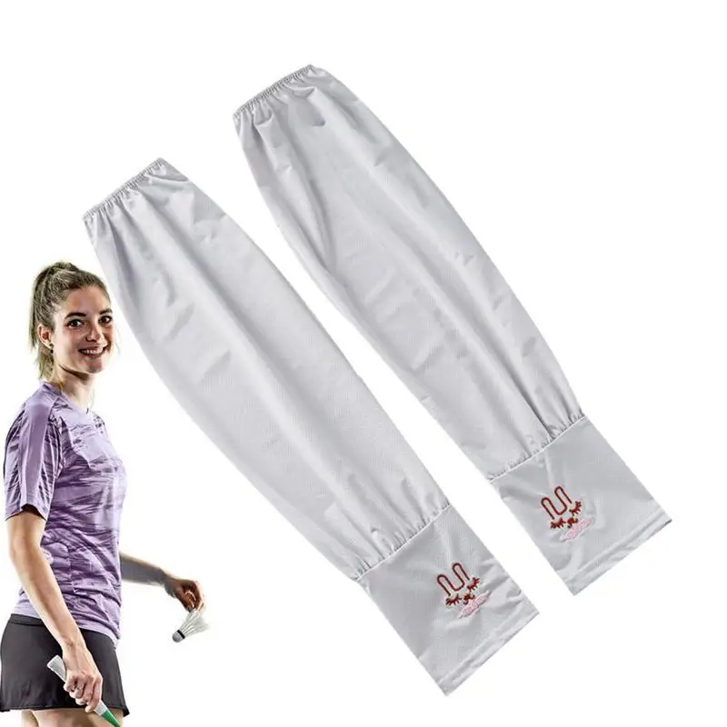 

Свободные вентилируемые солнцезащитные рукава с УФ-лампой, летние рукава для бега, прохладные рукава для сохранения БЕЛЫХ рукавов в чистоте