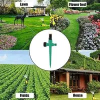 Garden Sprinkler 360° Rotation Irrigation Watering System Automatic Agriculture Lawn Farm Greenhouse Plant Watering Sprinkler 5