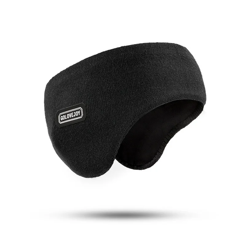 Autumn Winter Ear Covers for Men Women Cycling Knitted Double Warm Muff Run Cap knitted hat earflap hat winter hat