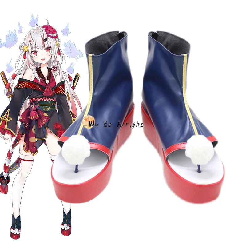 

Anime Vtuber Youtuber Nakiri Ayame Cosplay Shoes Boots For Halloween Christmas Party Masquerade Shows Shoes Props Custom Made