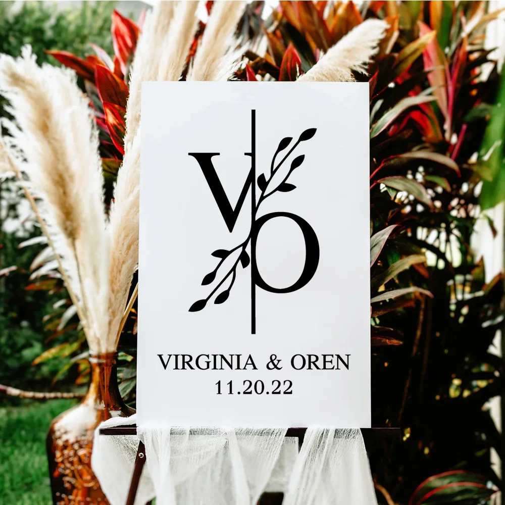 

1 pc pretty wedding and marriage custom name Vinyl Wall Sticker Home Decor Stikers Wall Art Sticker Murals Art Decor Wallpaper