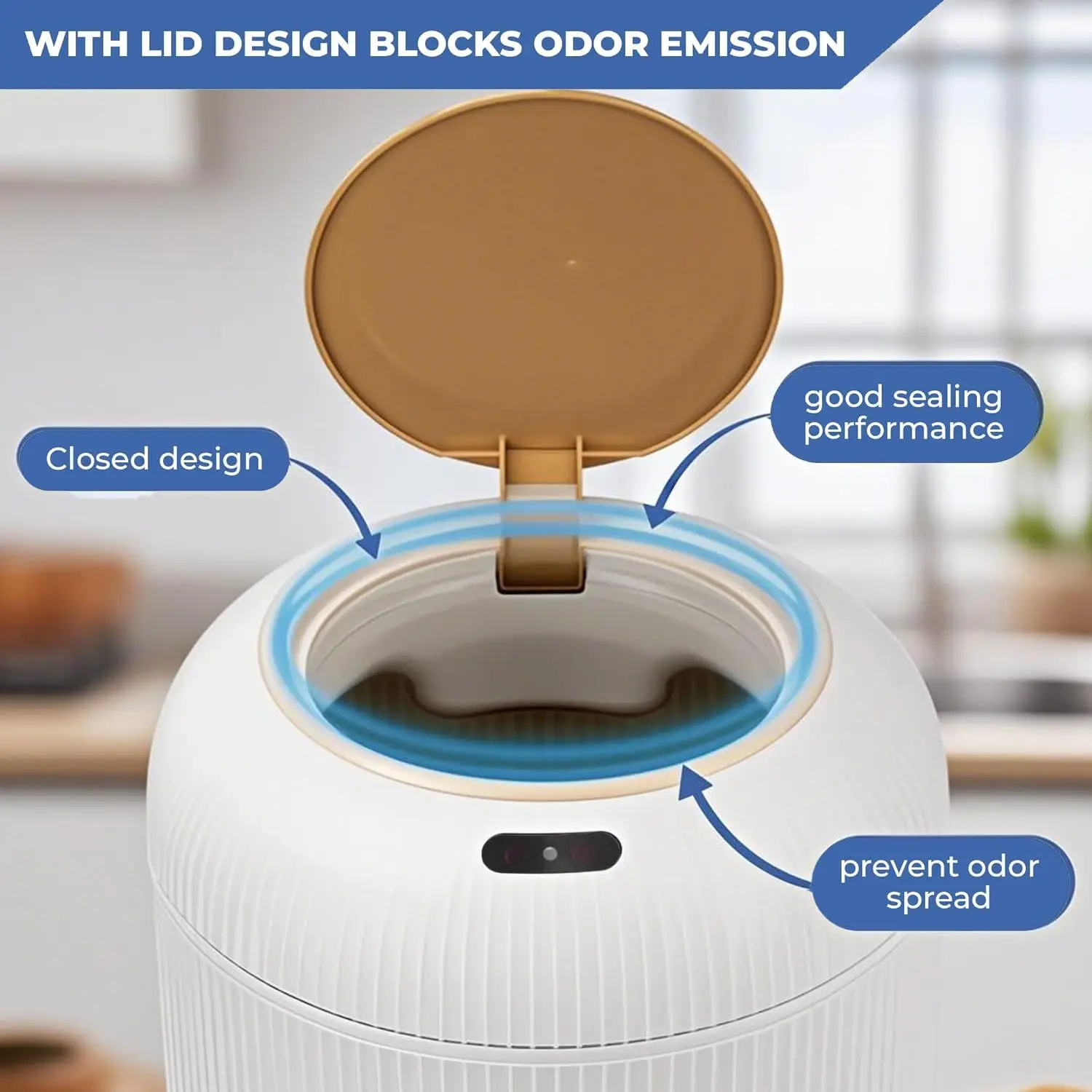 سلة مهملات ذكية أوتوماتيكية