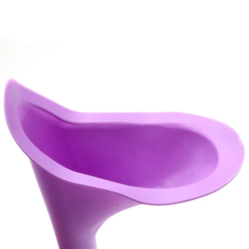 Women Urinal Soft Silicone Urination Device Travel Outdoor Camping she Relieve 