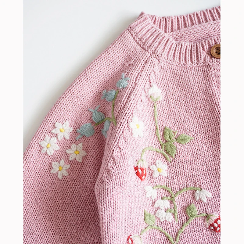 Baby Strickpullover Mit Kaninchen-Muster - Warme Wintertops Für Mädchen & Jungen