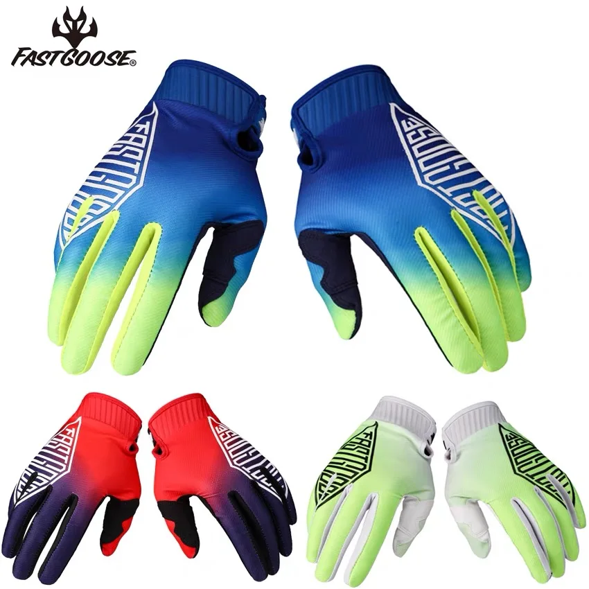 

2023 New Motorcycle FASTGOOSE Touch Screen Guantes Off-road Racing Men And Women Bicycle Long Finger Bike MTB MX Gloves