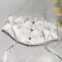 Corset vintage en satin pour femmes, ceinture amincissante, vêtement amincissant, bustier à la mode 3
