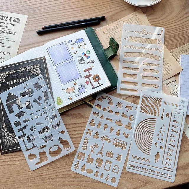 Metal Bullet Journal Stencils - Stencils - AliExpress